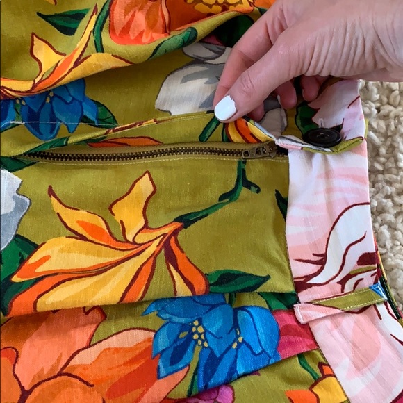 NEW Mara hoffman multi floral tulay maxi skirt 8 - Picture 8 of 13